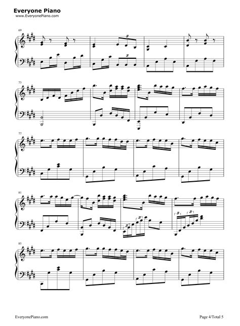 我很快乐-刘惜君五线谱预览4-钢琴谱文件（五线谱、双手简谱、数字谱、Midi、PDF）免费下载
