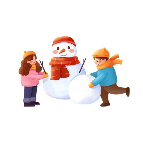 冬季玩雪的孩子高清图片下载-正版图片600346993-摄图网