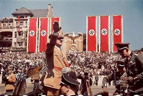 彩色胶片记录下的二战纳粹德国，看完请理性评论__凤凰网