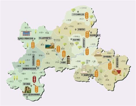 江西省宜春市旅游地图高清版_江西地图_初高中地理网