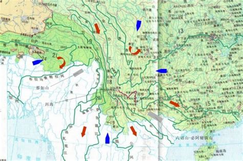中国地图河流图,中河流,中河流分布图_大山谷图库