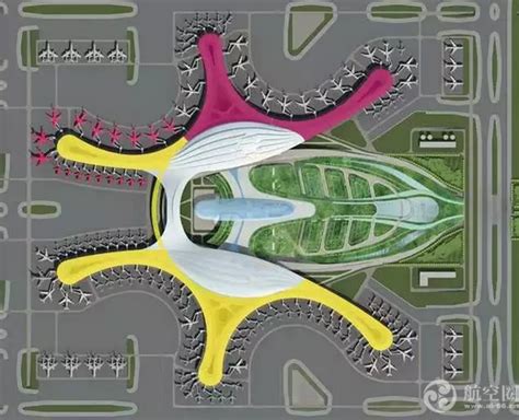 北京大兴机场最新全貌＋平面设计图 - 知乎