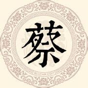 非主流蔡姓头像