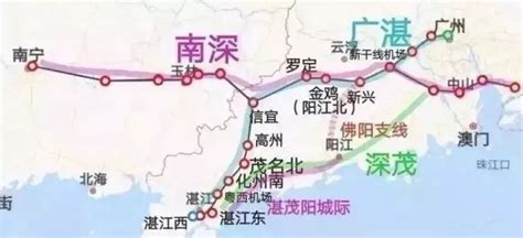广湛高铁快讯：途经罗定、信宜、高州为最终待选方案