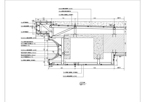 钢结构雨棚施工CAD节点详图_节点详图_土木网