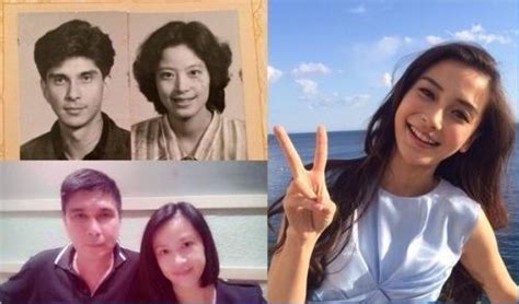 李易峰晒父母年轻时高颜值照片，李妈妈真像外国大美女