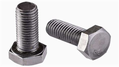 厂家直销 半牙外六角螺栓螺丝 银白锌8.8级螺丝-阿里巴巴
