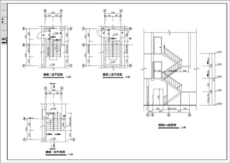 钢斜梯（扶梯）图纸下载_工程图纸_CAD图纸 - 制造云 | 工程图纸