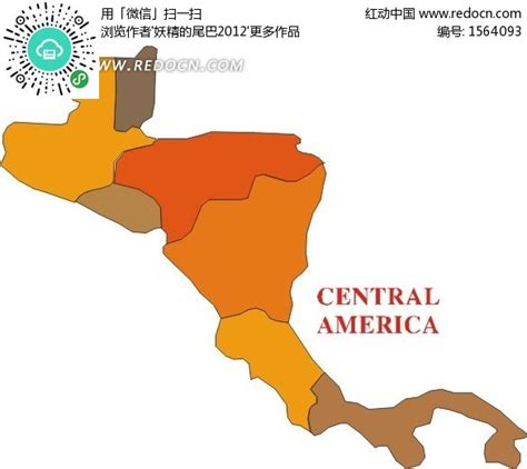 中美洲地图图片