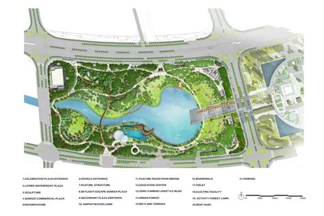 河西中央商务区整体景观规划-商业环境案例-筑龙园林景观论坛