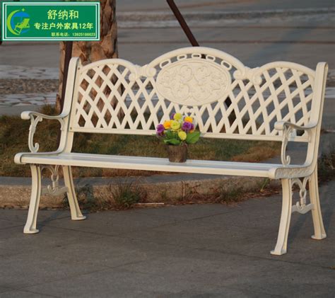 白 式铸铝公园椅|住宅小区户外休闲长椅【价格，厂家，求购，什么品牌好】-中国制造网，广州舒纳和户外家具有限公司