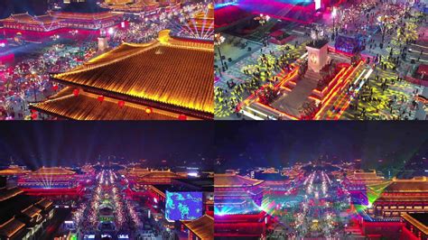 西安大唐不夜城高清图片下载-正版图片501639371-摄图网