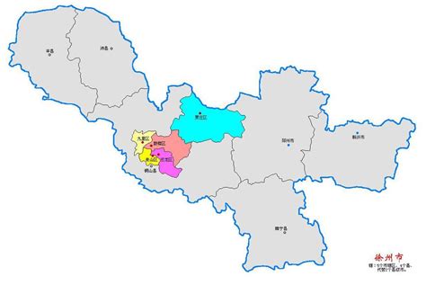 徐州市地图-
