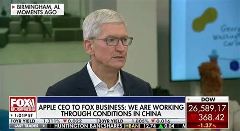 特朗普：苹果CEO库克预计美国经济将在疫情呈V型复苏