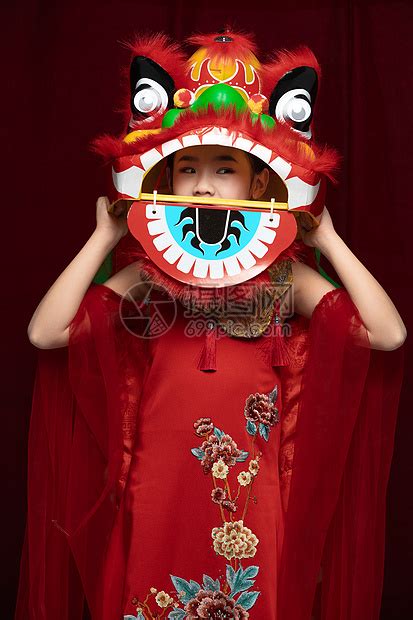 中国风潮流儿童舞狮高清图片下载-正版图片501581730-摄图网