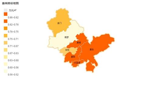 惠州5月新房价地图 各区县房价全线上涨_房产资讯-惠州房天下