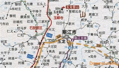 丽江古城地图图片下载_红动中国