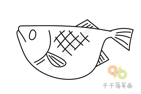 海洋动物小鱼简笔画图片大全 儿童简笔画_海洋动物