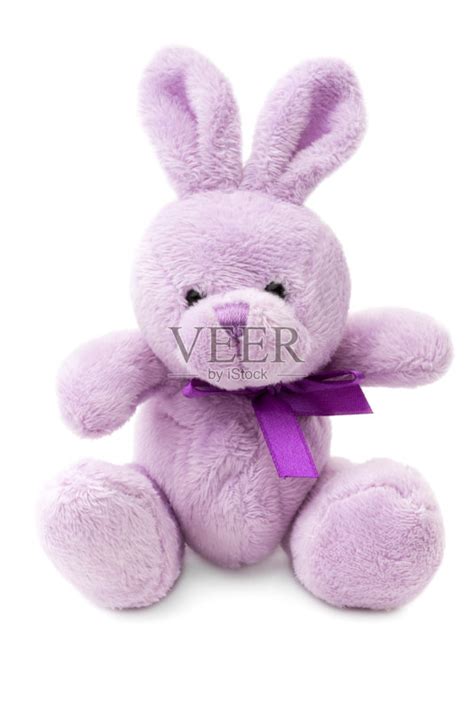 白色背景,兔子,紫色,粉色,玩具正版图片素材下载_ID:105774167 - Veer图库