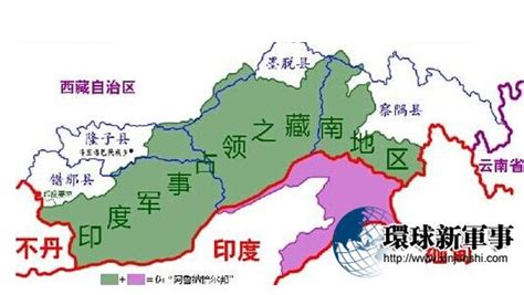 藏南地区地图图片