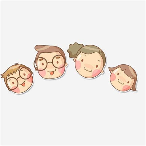 非主流一家人头像