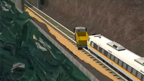 模拟驾驶：游戏中各种火车和动车出轨事故集锦_腾讯视频