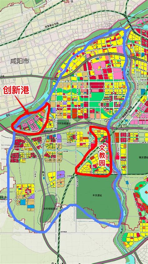 2021沣东新城规划图图片