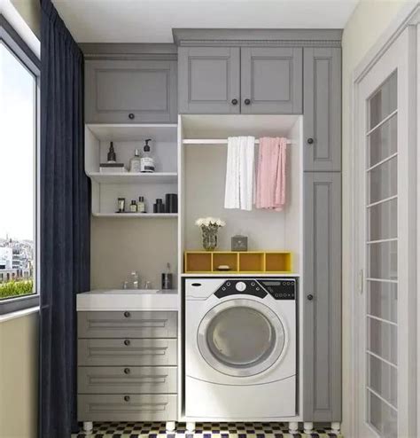阳台洗衣机柜设计方案 看完想照着装_房产资讯_房天下