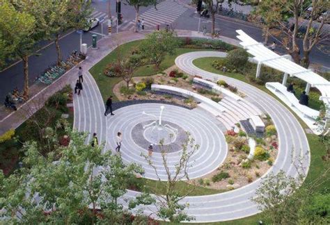 [上海]静安区现代商业景观绿化概念设计方案-商业环境景观-筑龙园林景观论坛