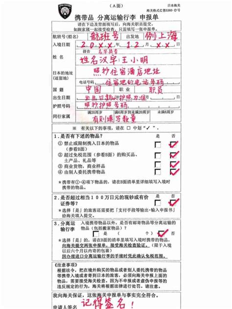 日本出入境攻略（填写日本出入境卡、入境审查、领取行李、海关检查）-雷豆网