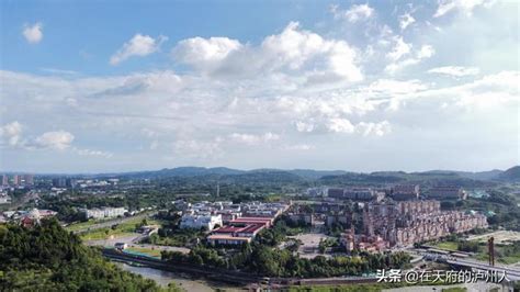 四川德阳市的小县城风景