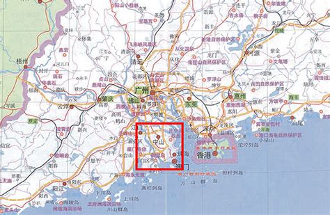 广东省中山市地图-中山的详细地图有吗 越详细越好 给100分