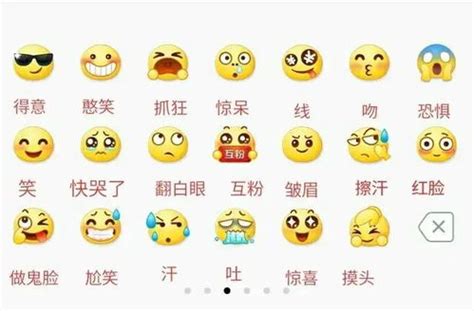 各个表情图案意思图片