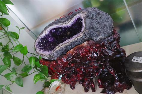 批发天然紫晶簇矿物晶体紫水晶洞片 200-500克大块紫水晶原石摆件-阿里巴巴