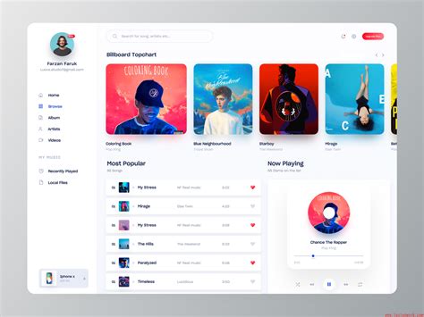 高端网站设计优秀案例欣赏——音乐网站设计 - 蓝蓝设计_UI设计公司