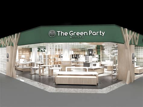 THE GREEN PARTY 店铺空间设计_南山设计工作室-站酷ZCOOL