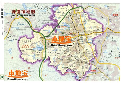 广东省东莞地图