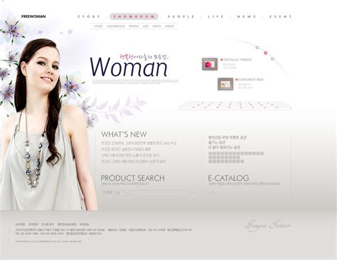 女性网站模板模板下载(图片ID:560489)_-韩国模板-网页模板-PSD素材_ 素材宝 scbao.com