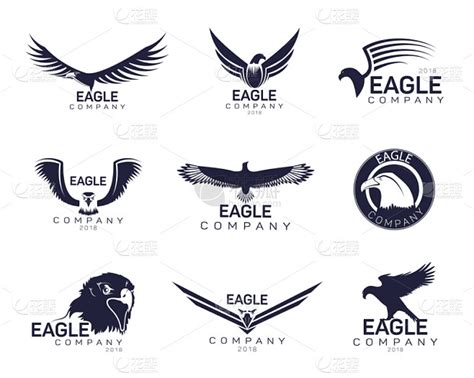 老鹰logo设计图__企业LOGO标志_标志图标_设计图库_昵图网nipic.com