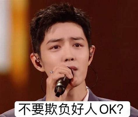 肖战表情包晚安图片