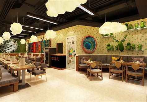 陕西专业米线店装修设计|空间|家装设计|无量餐饮设计 - 原创作品 - 站酷 (ZCOOL)