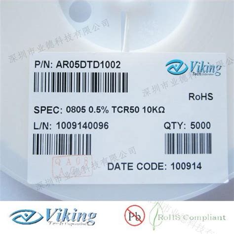 高精密薄膜贴片电阻 - Viking AR - Viking（光颉） (中国 广东省 贸易 ...