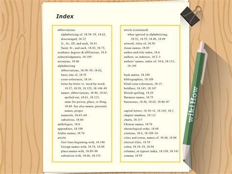How to Create an Index for Legal Documents — Bundledocs