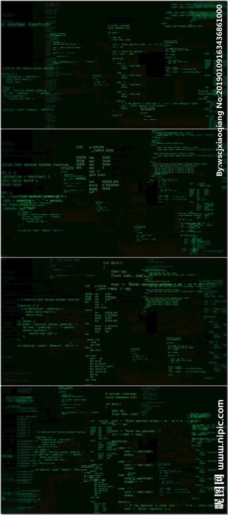 黑客程序员创意代码文字壁纸-壁纸高清