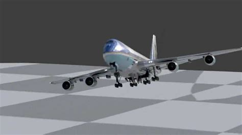 3D动画模拟飞机坠毁过程，看着飞机摔成碎片，我以后真不敢坐了！