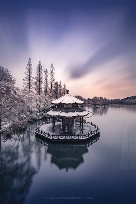杭州西湖、灵隐寺的雪景真是太美了