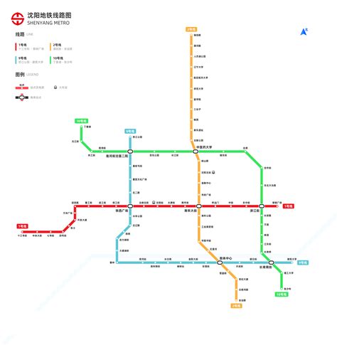 沈阳地铁线路图2023_沈阳地铁站点查询_沈阳地铁有几条线