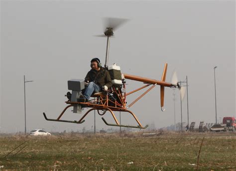 5年花费60余万 山西一农民自制直升机试飞成功_飞机_图片_航空圈