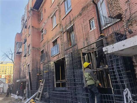 上海彭浦新村彭一小区旧住房拆除改造进入地上主体结构施工