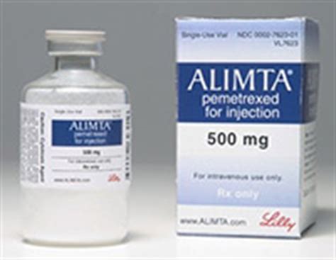 Precio Alimta 500 mg con una ámpula | Farmalisto MX